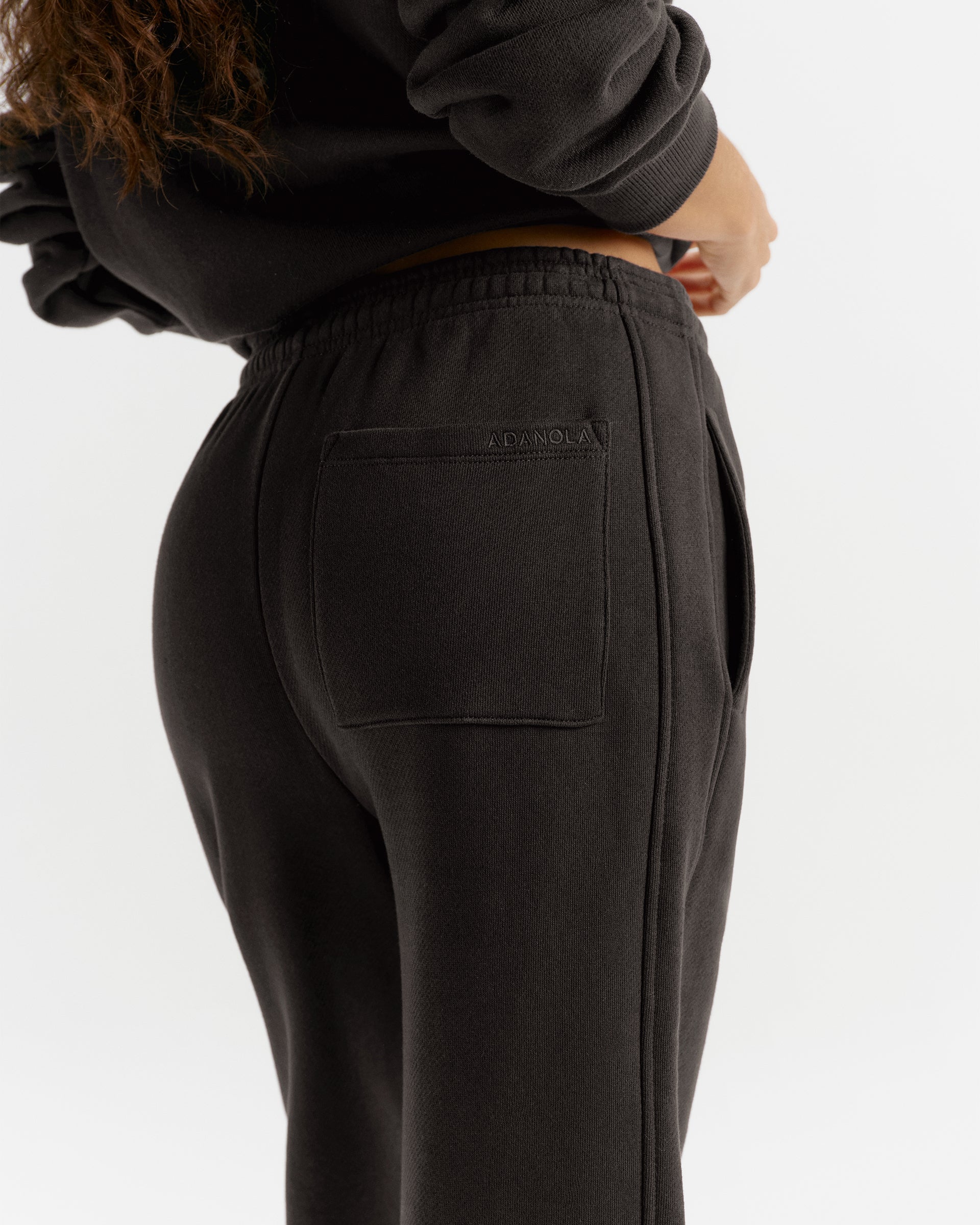 Classic Adanola Straight Leg Sweatpants - Coffee Bean