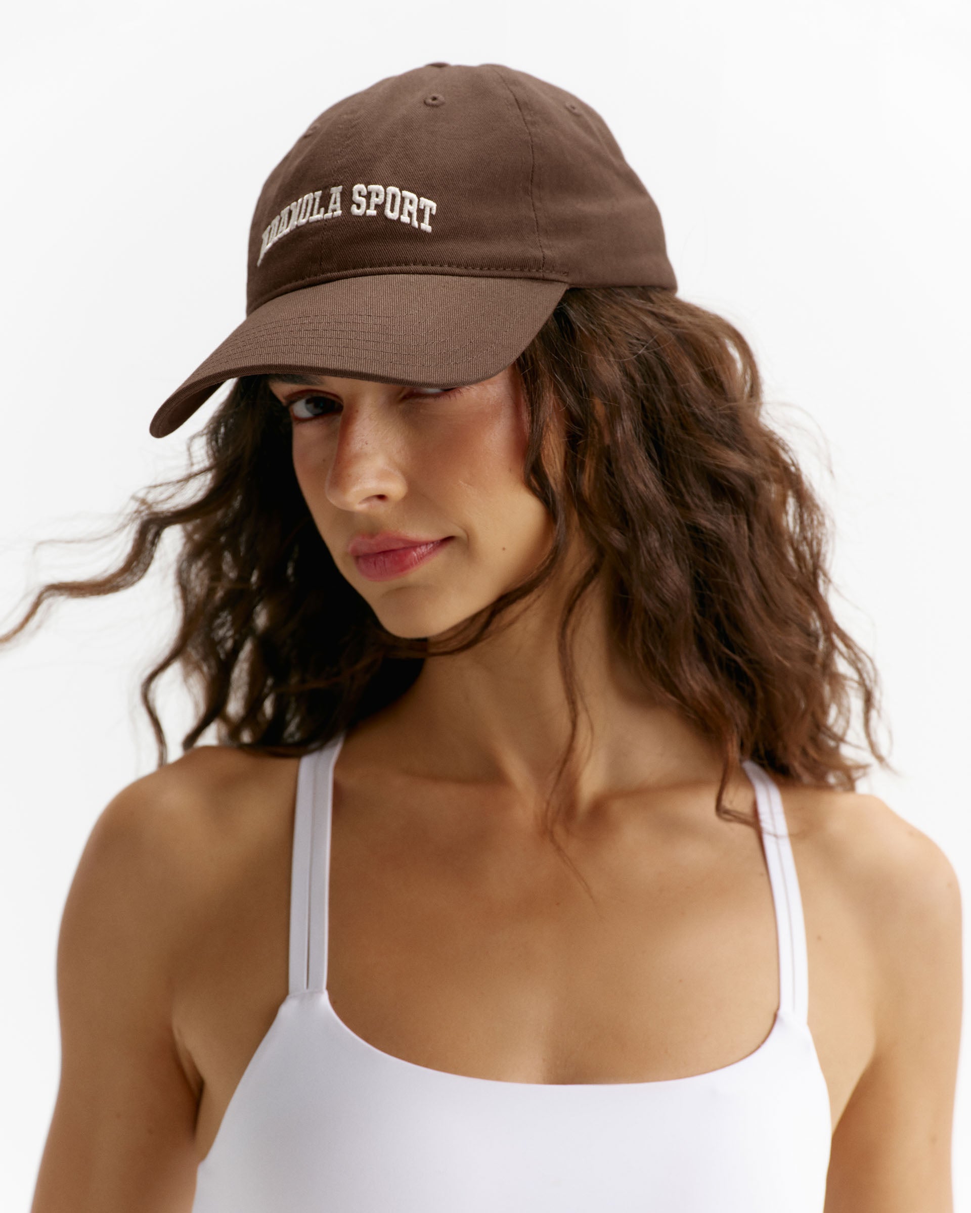 Adanola Sport Cap - Chocolate Brown/Cream