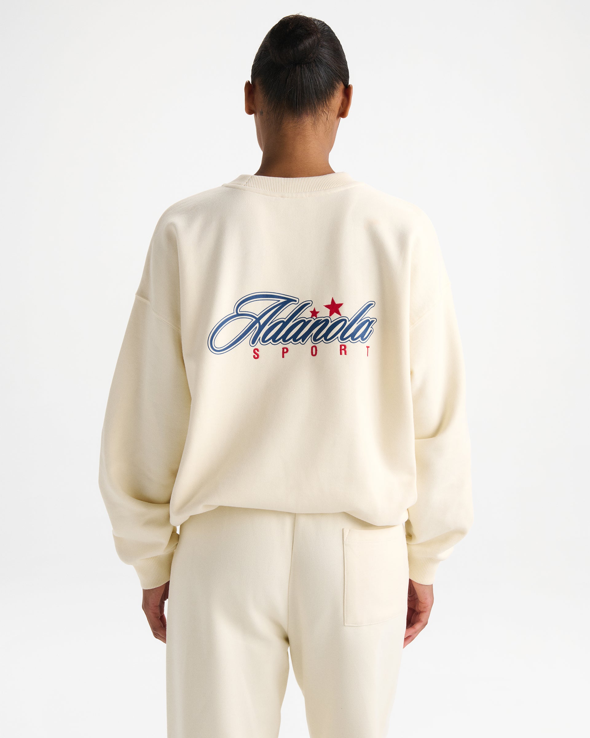Women's Oversized Sweatshirt - White | Adanola – Adanola