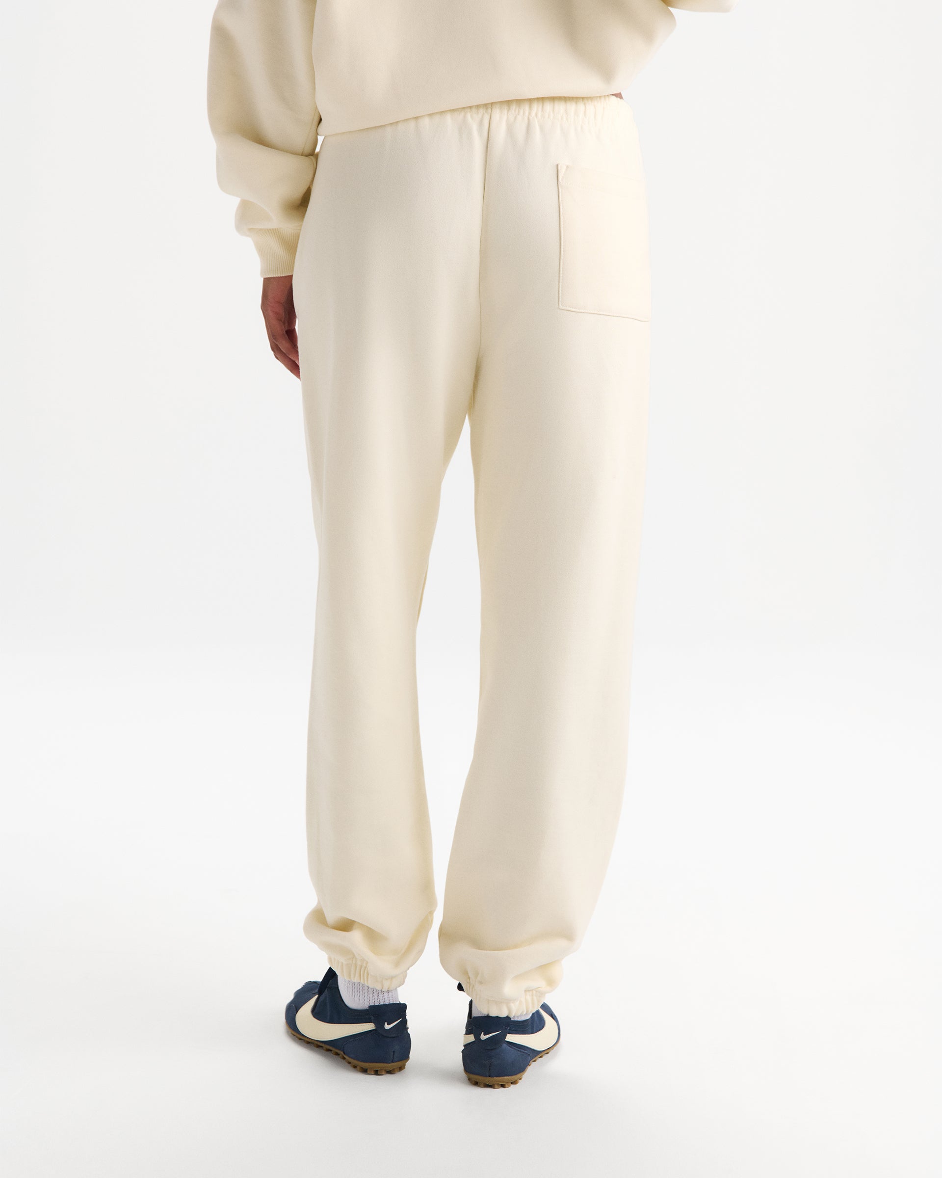 Varsity Collegiate Sweatpants - Marshmallow White