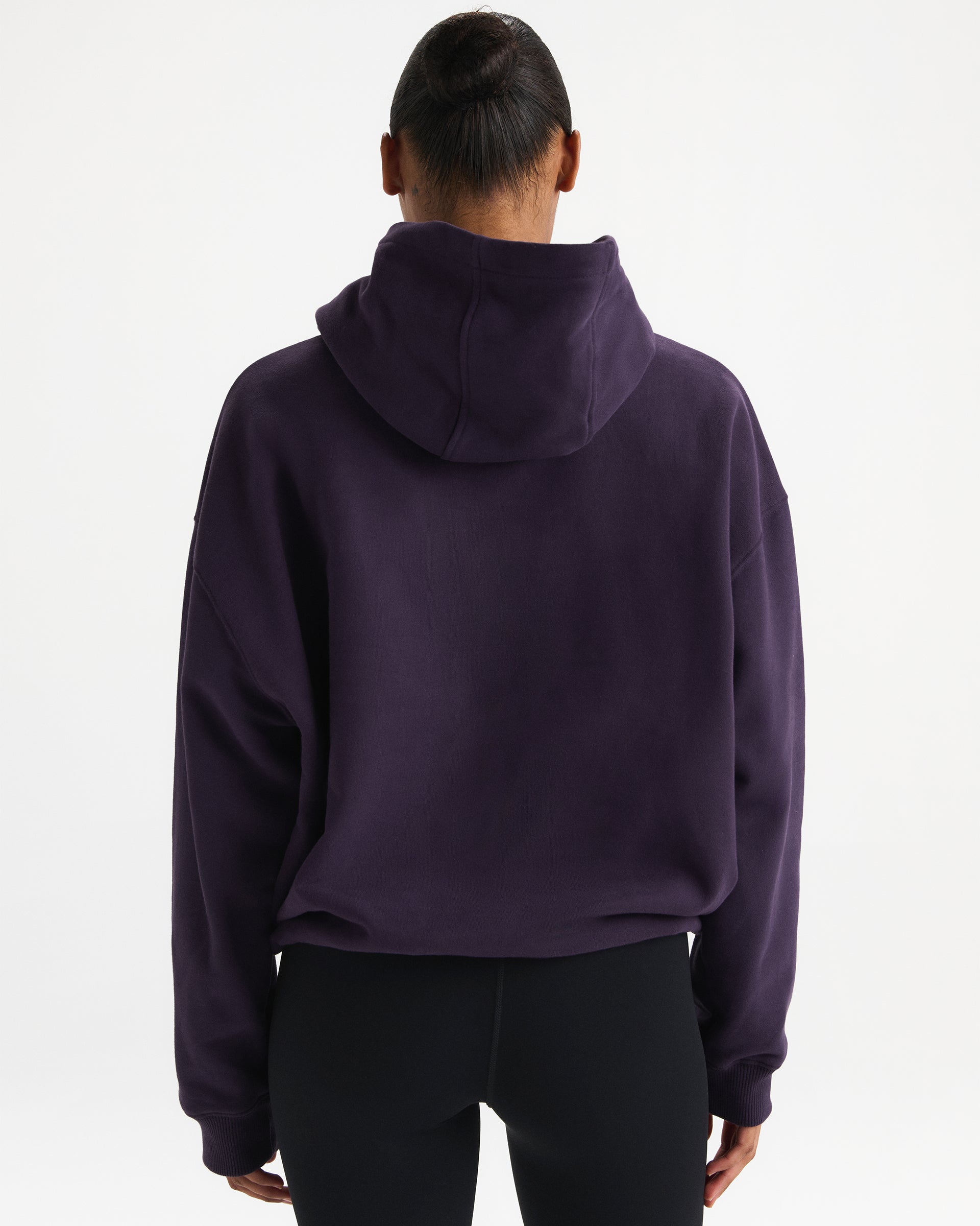 90s Sport Oversized Hoodie - Dark Plum – Adanola