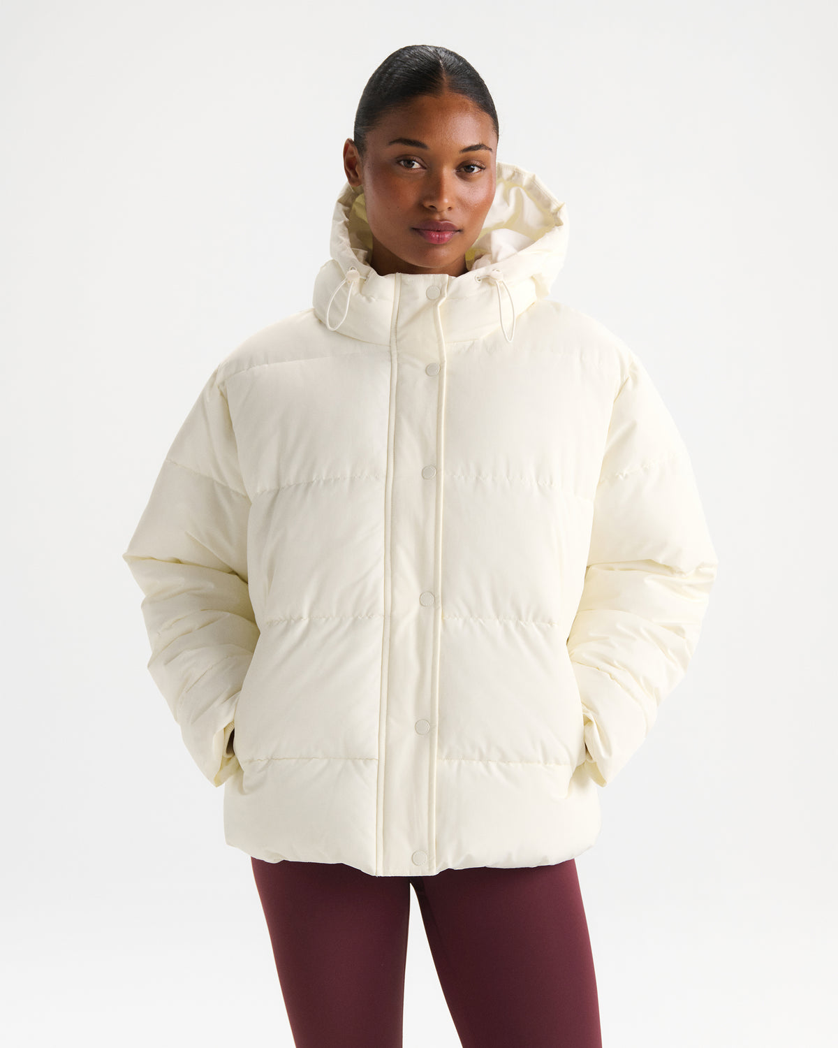 Hooded Puffer Jacket Marshmallow