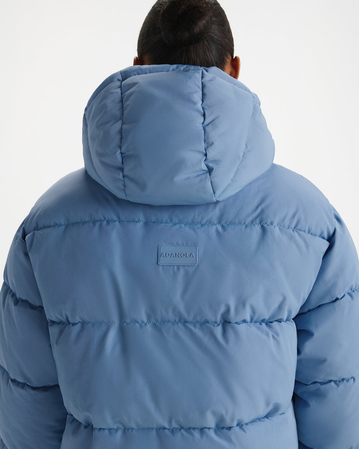 Hooded Puffer Jacket - Ice Blue