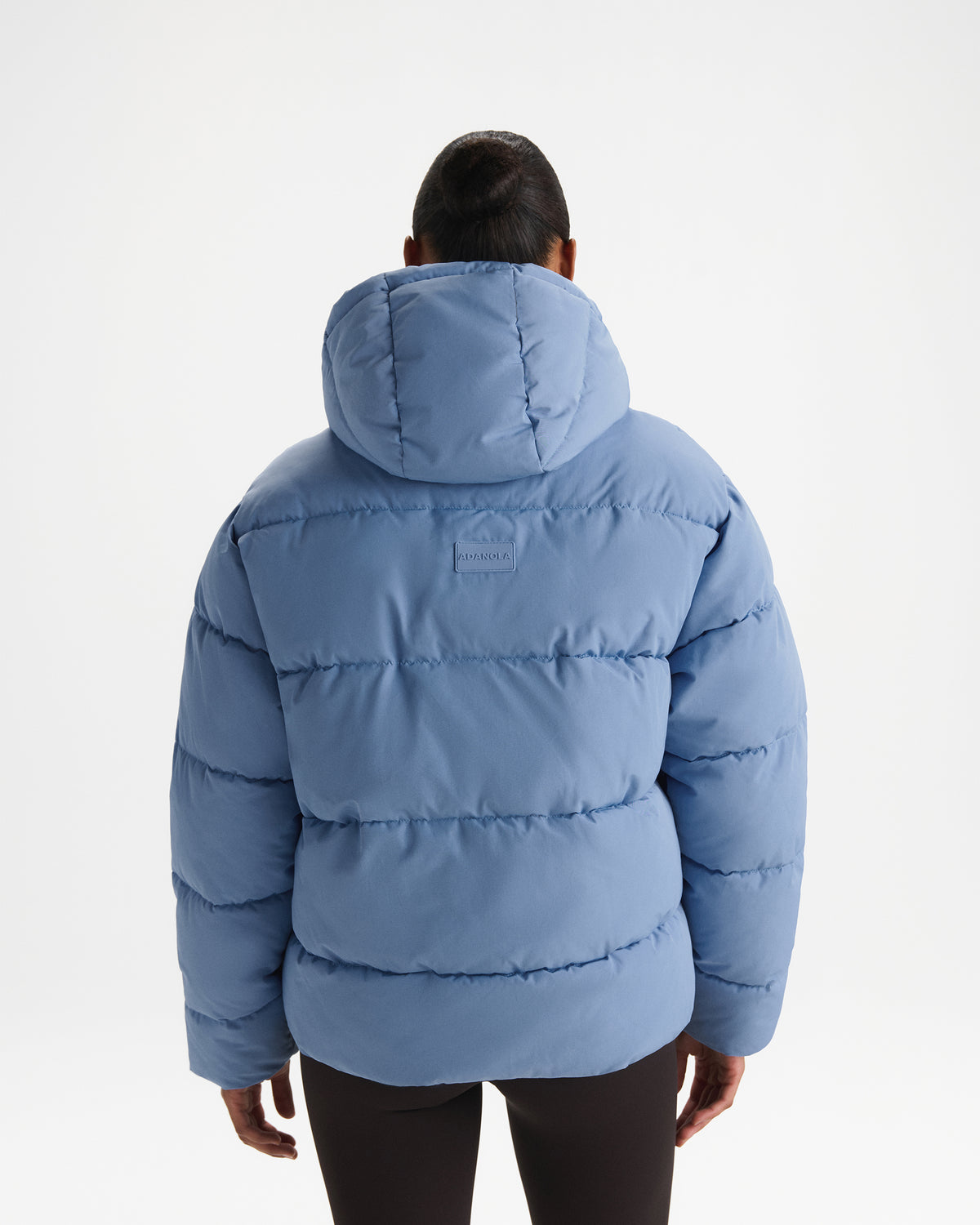 Hooded Puffer Jacket - Ice Blue