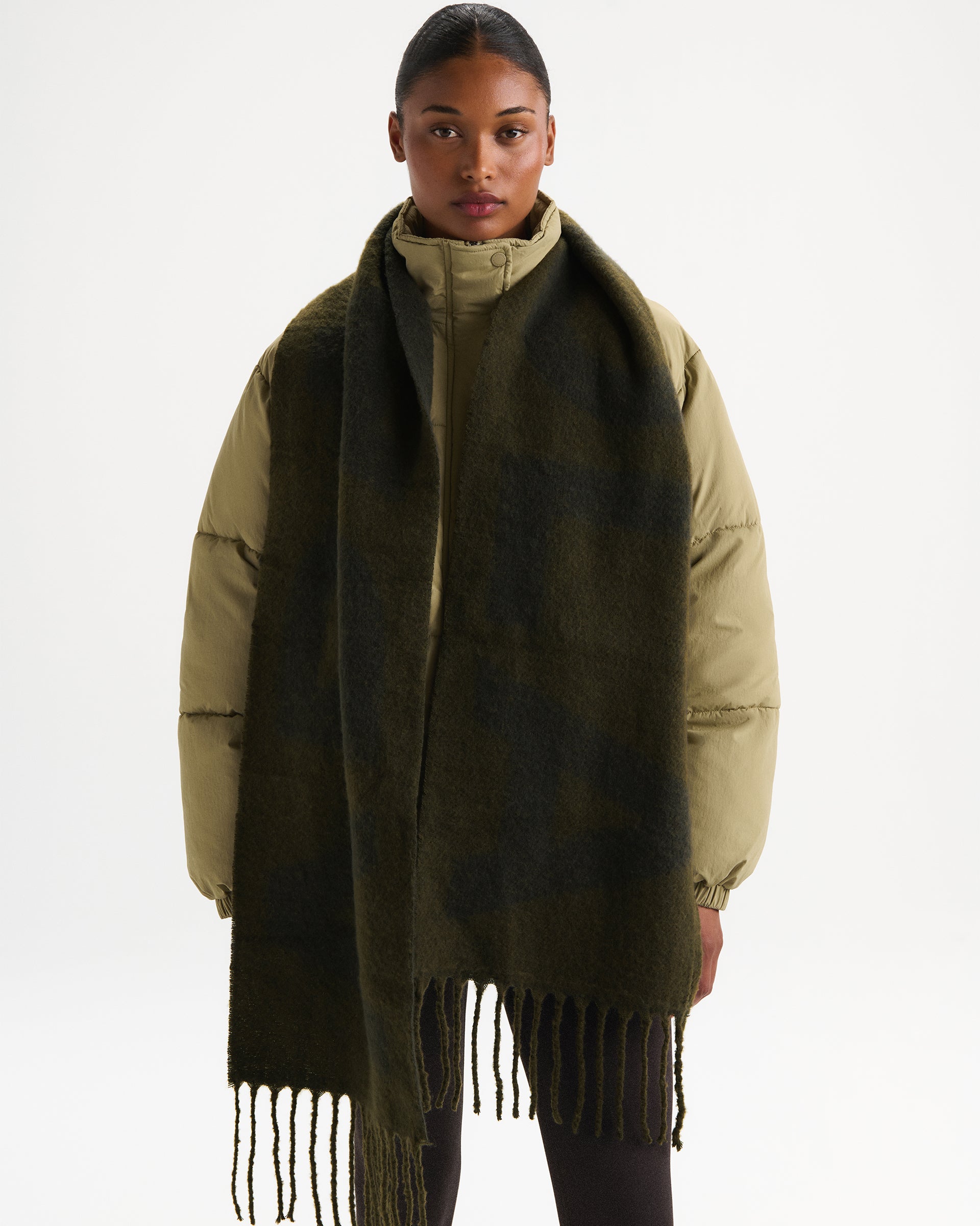 Knit Scarf - Fern Green