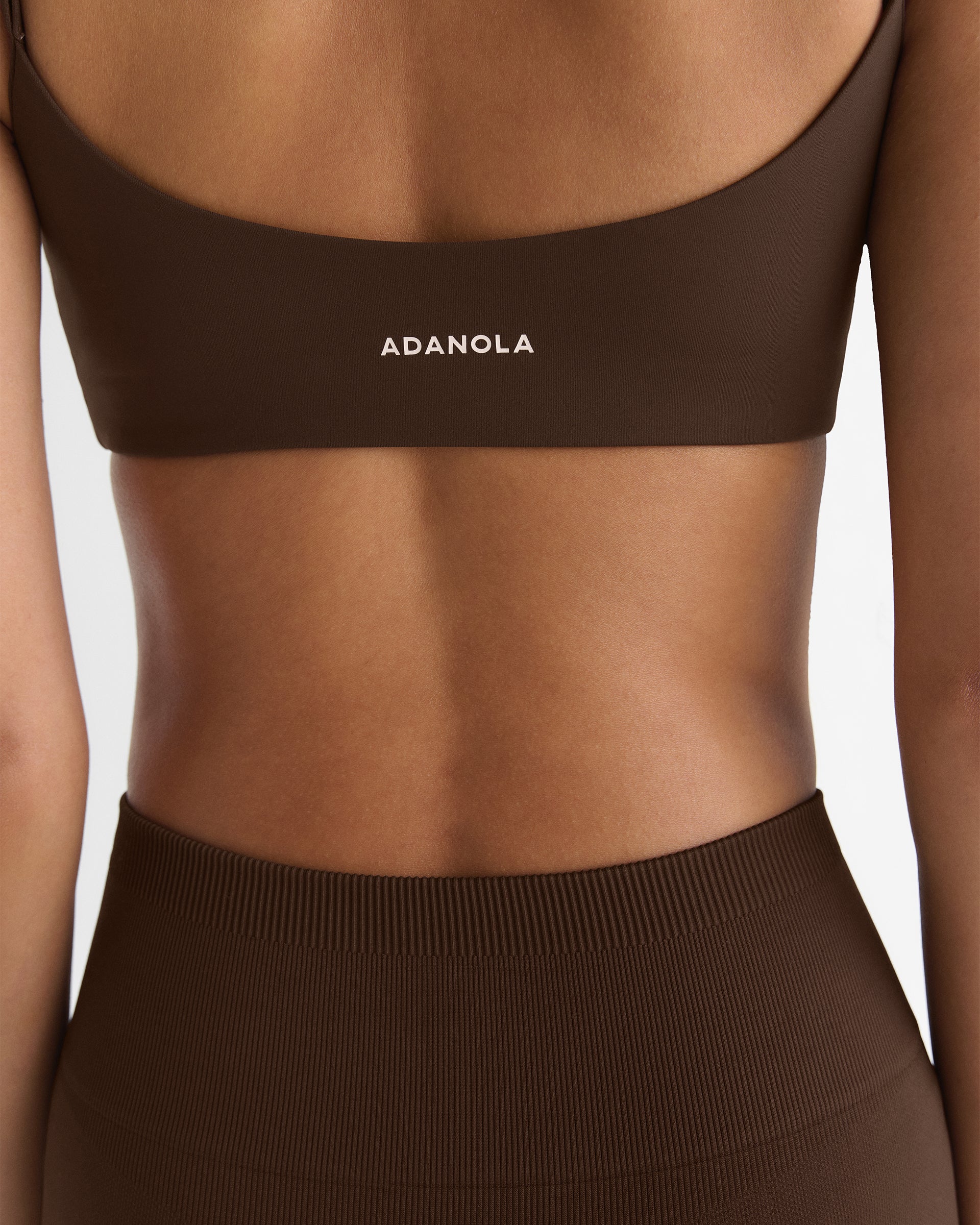 Ultimate Minimal Strappy Bra - Chocolate Brown