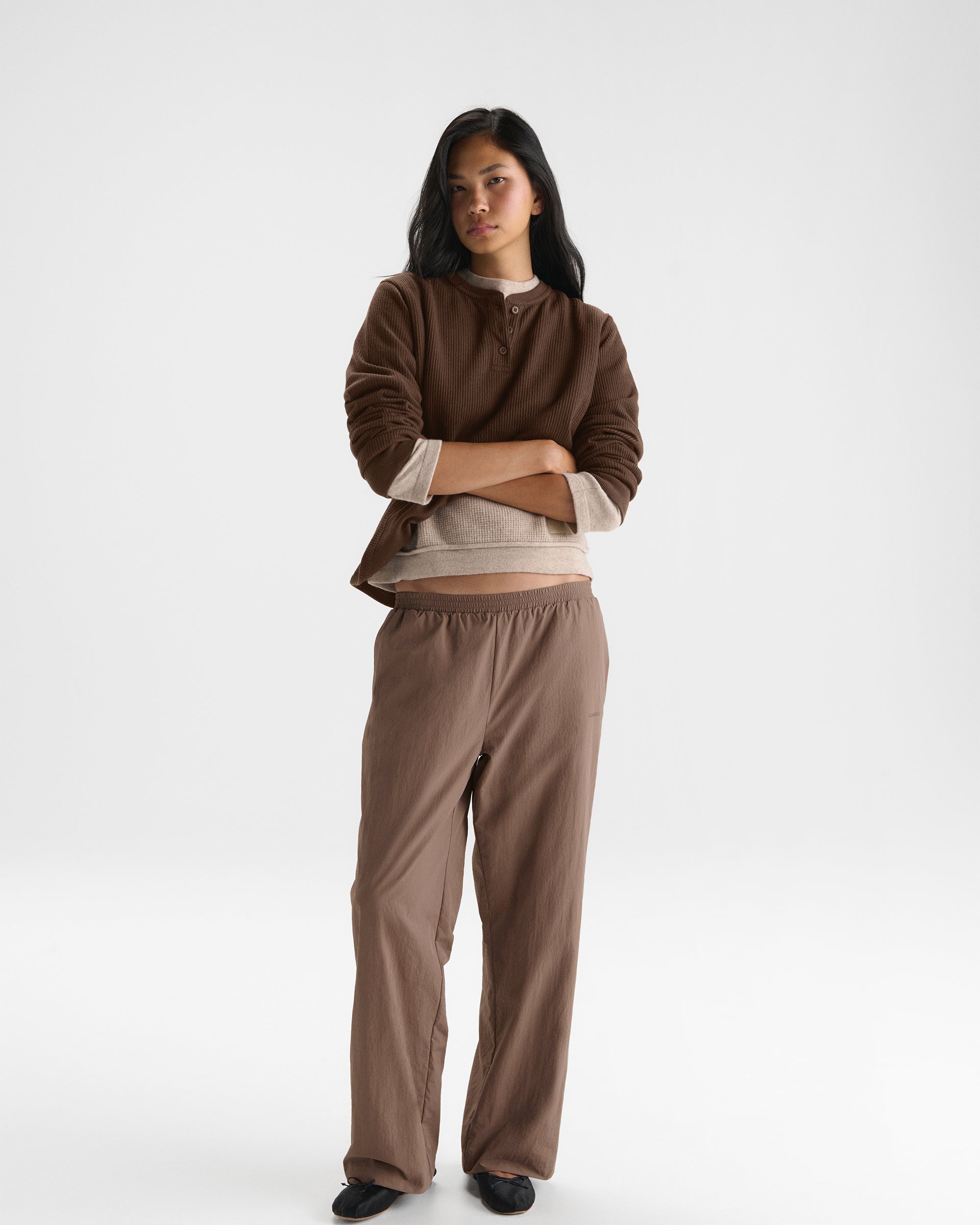 Track Pants - Mink Brown