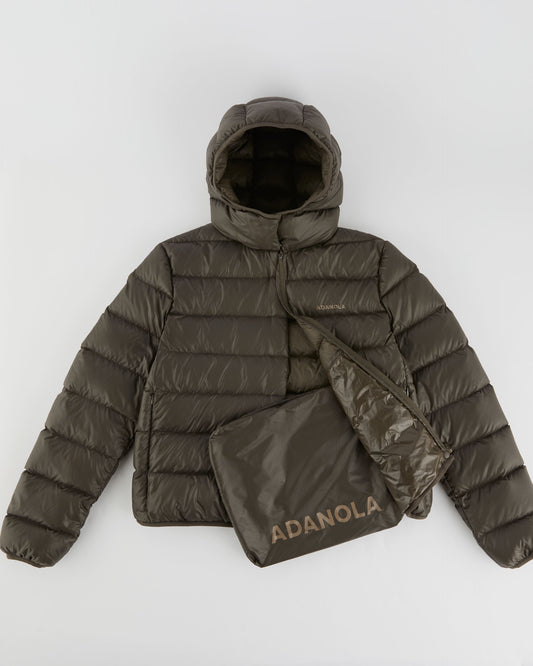Packable Puffer Light Down Jacket - Coffee Bean