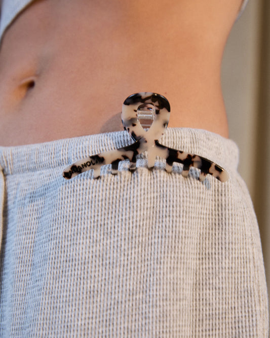 Tortoise Hair Clip - Brown