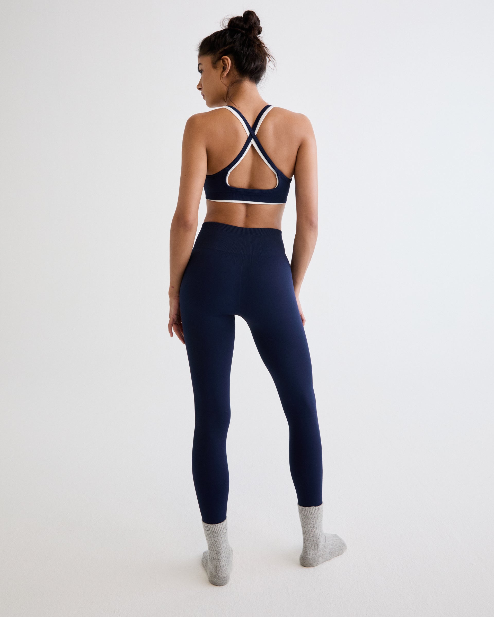 Classic Seamless Leggings - Navy Blue