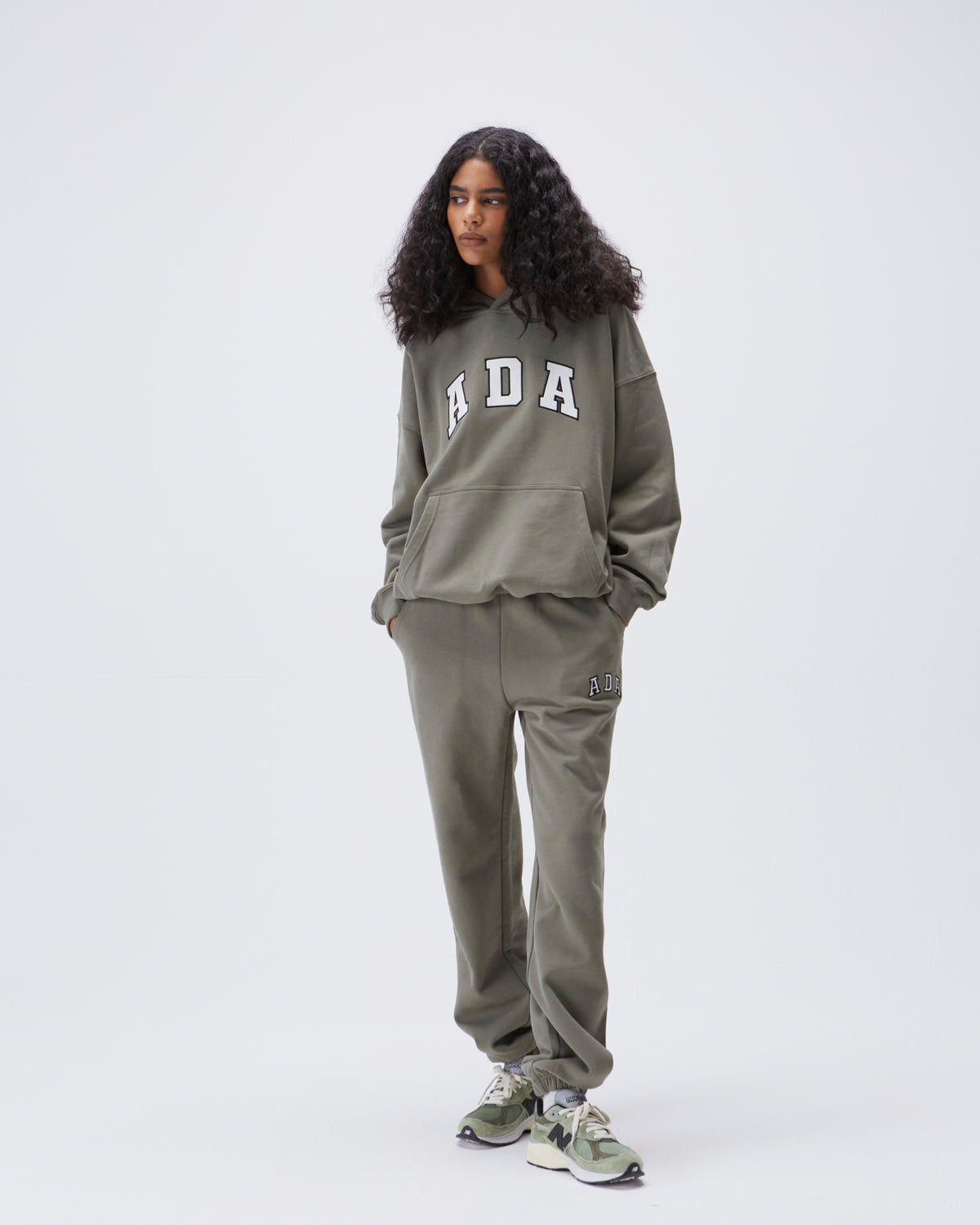 Women's 'ADA' Olive Green Jogger Sweatpants | Adanola