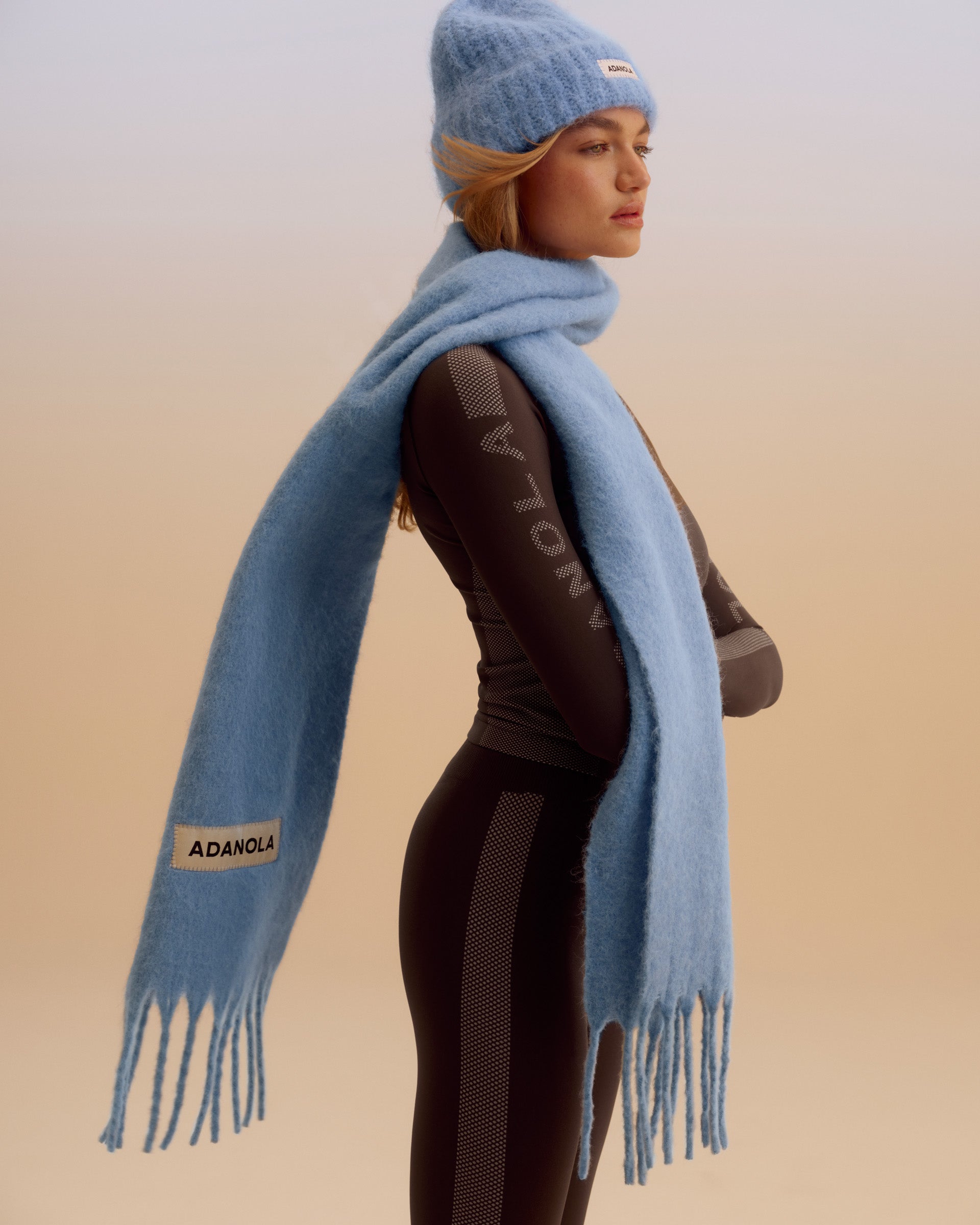 Hooded Puffer Jacket - Ice Blue