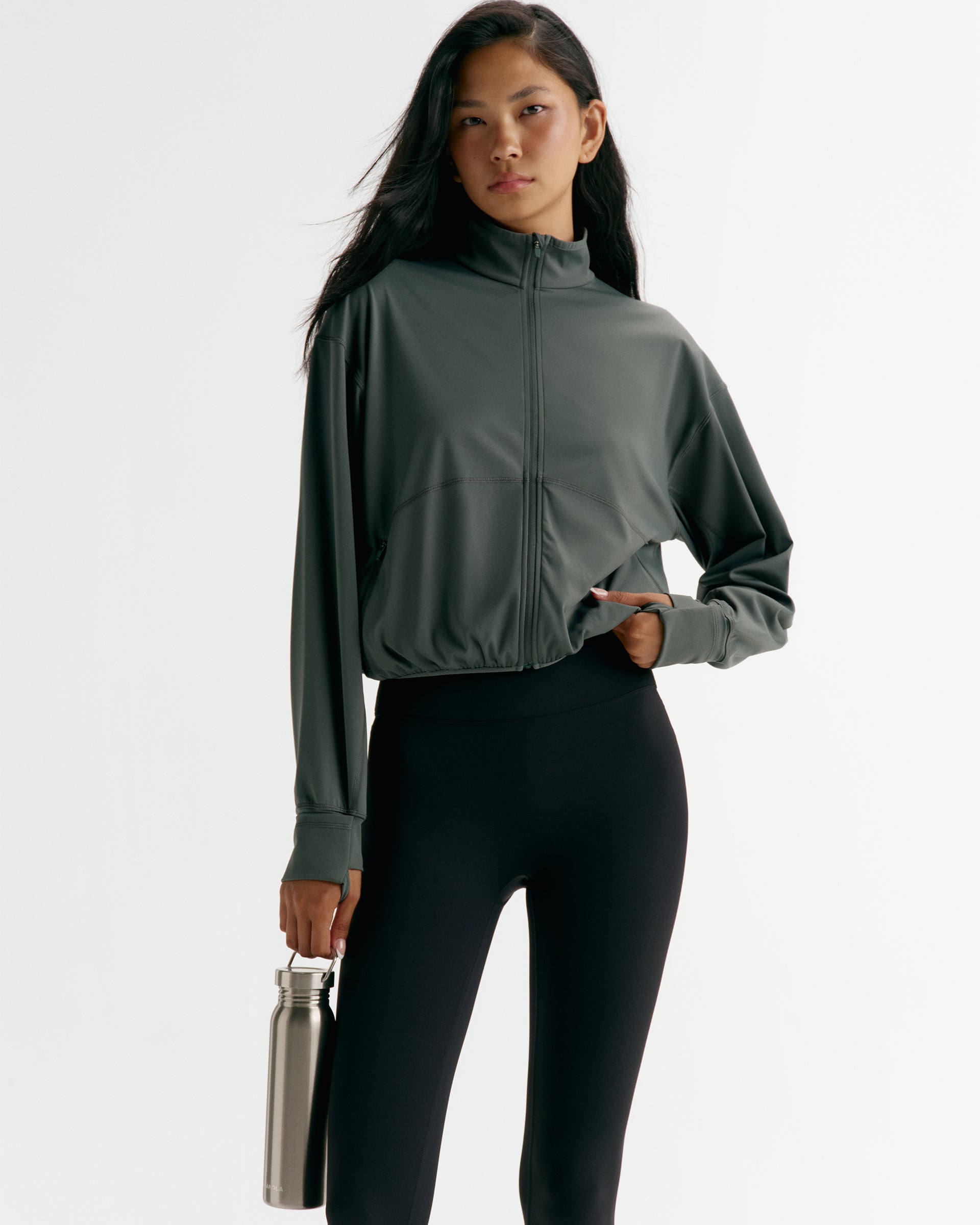 Ultimate Zip Through Jacket - Sea Green