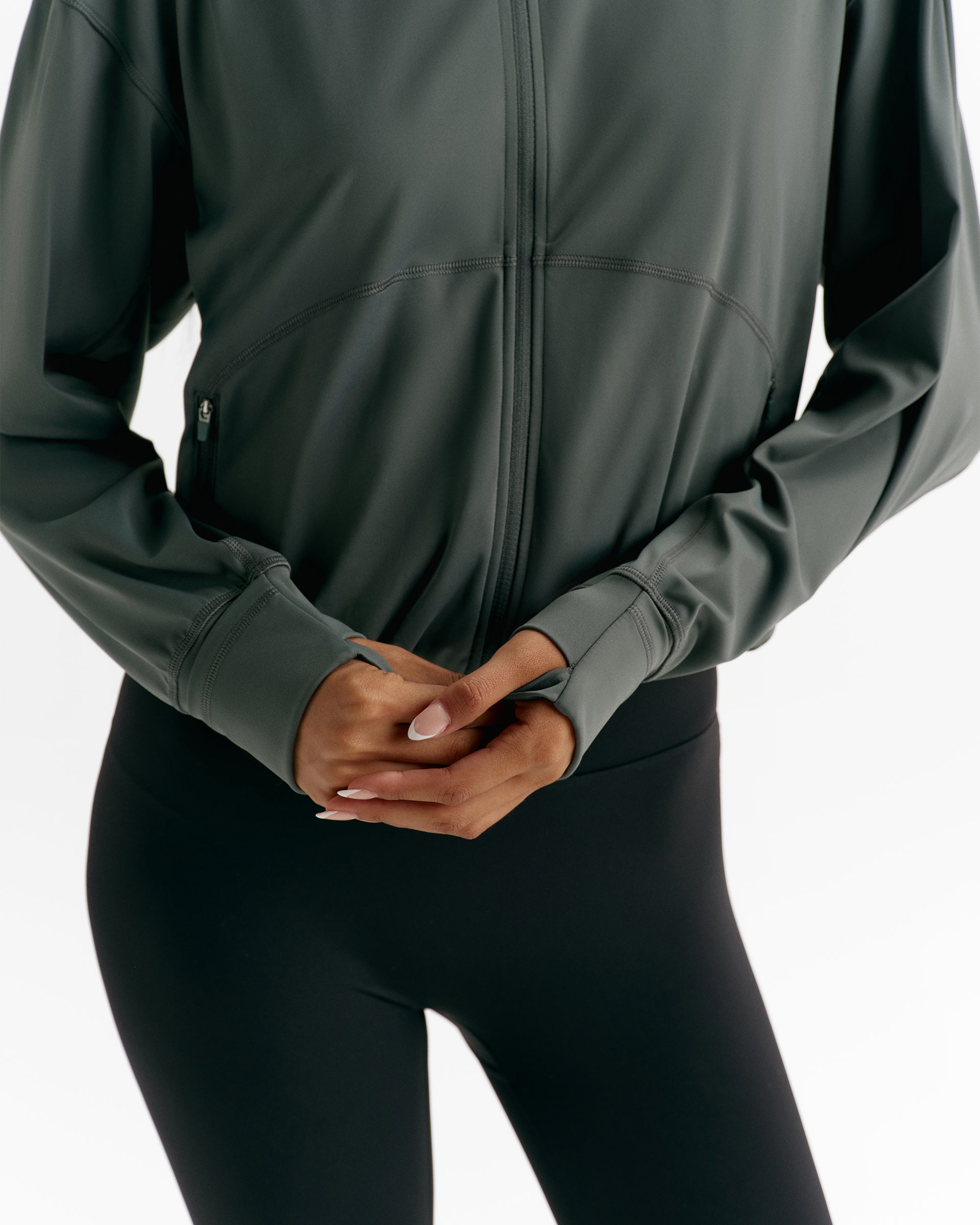 Ultimate Zip Through Jacket - Sea Green
