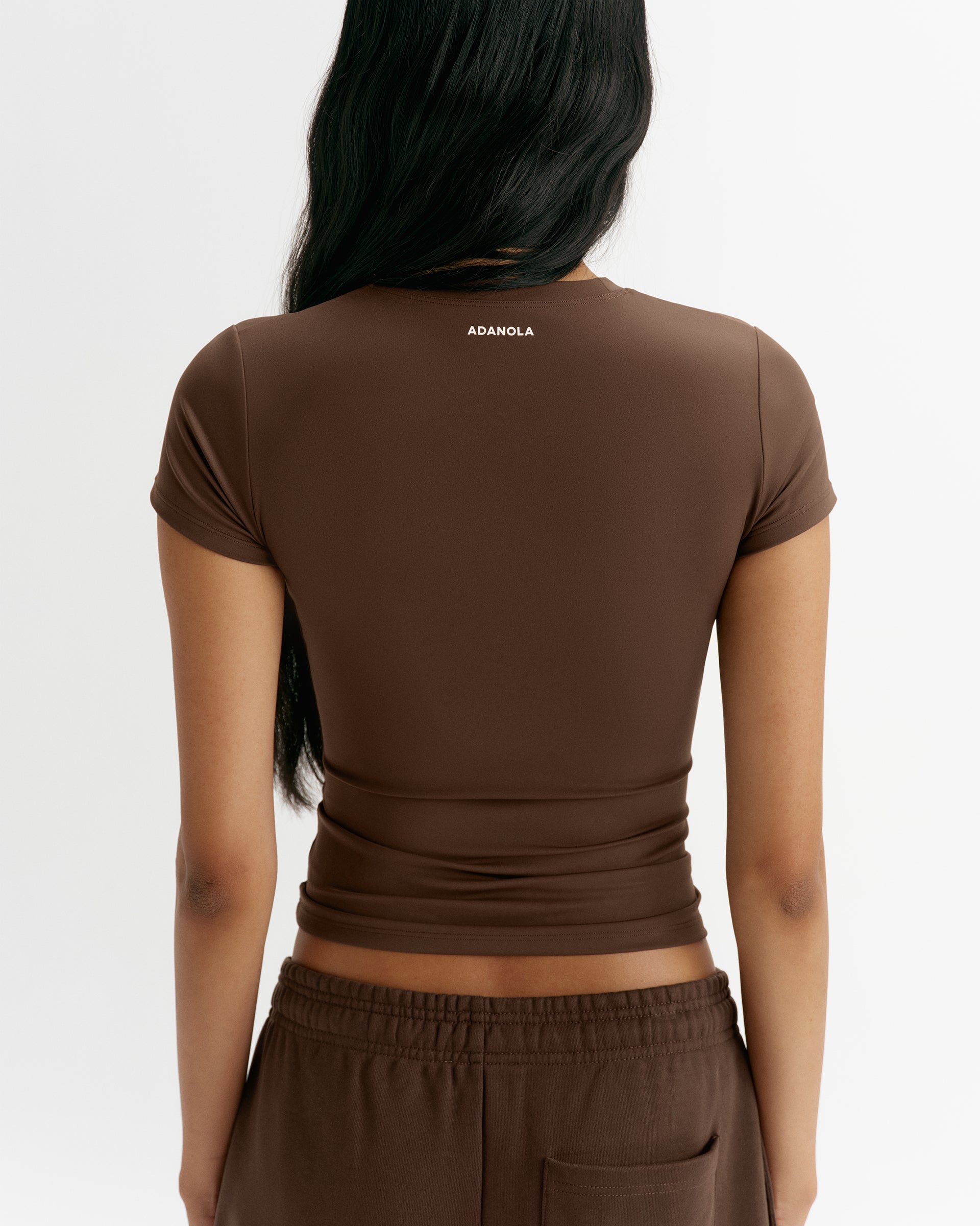 Ultimate Short Sleeve Top - Chocolate Brown