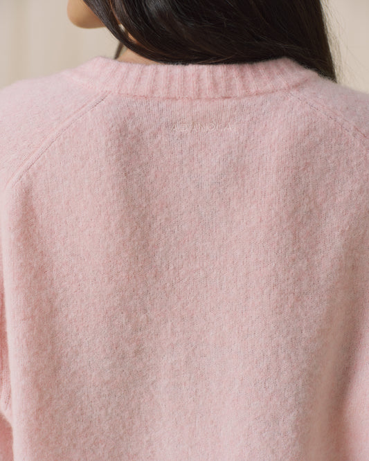 Knit Cardigan - Blush Pink