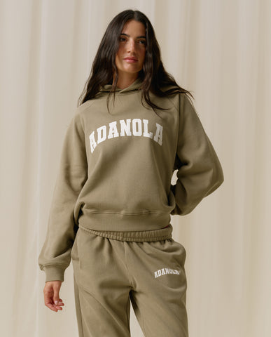 Varsity Loose Fit Hoodie - Pistachio Green