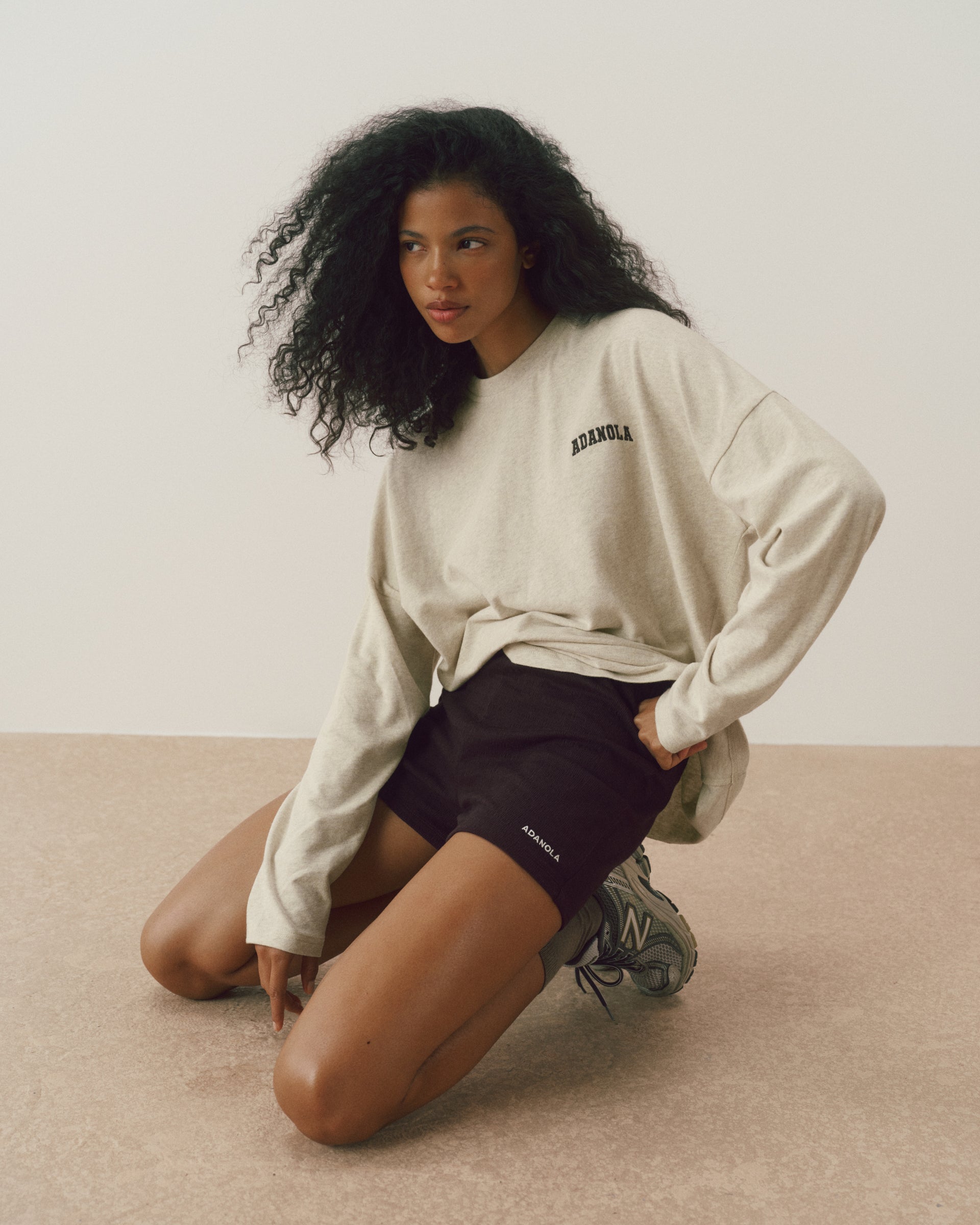 Smock Mini Shorts - Coffee Bean