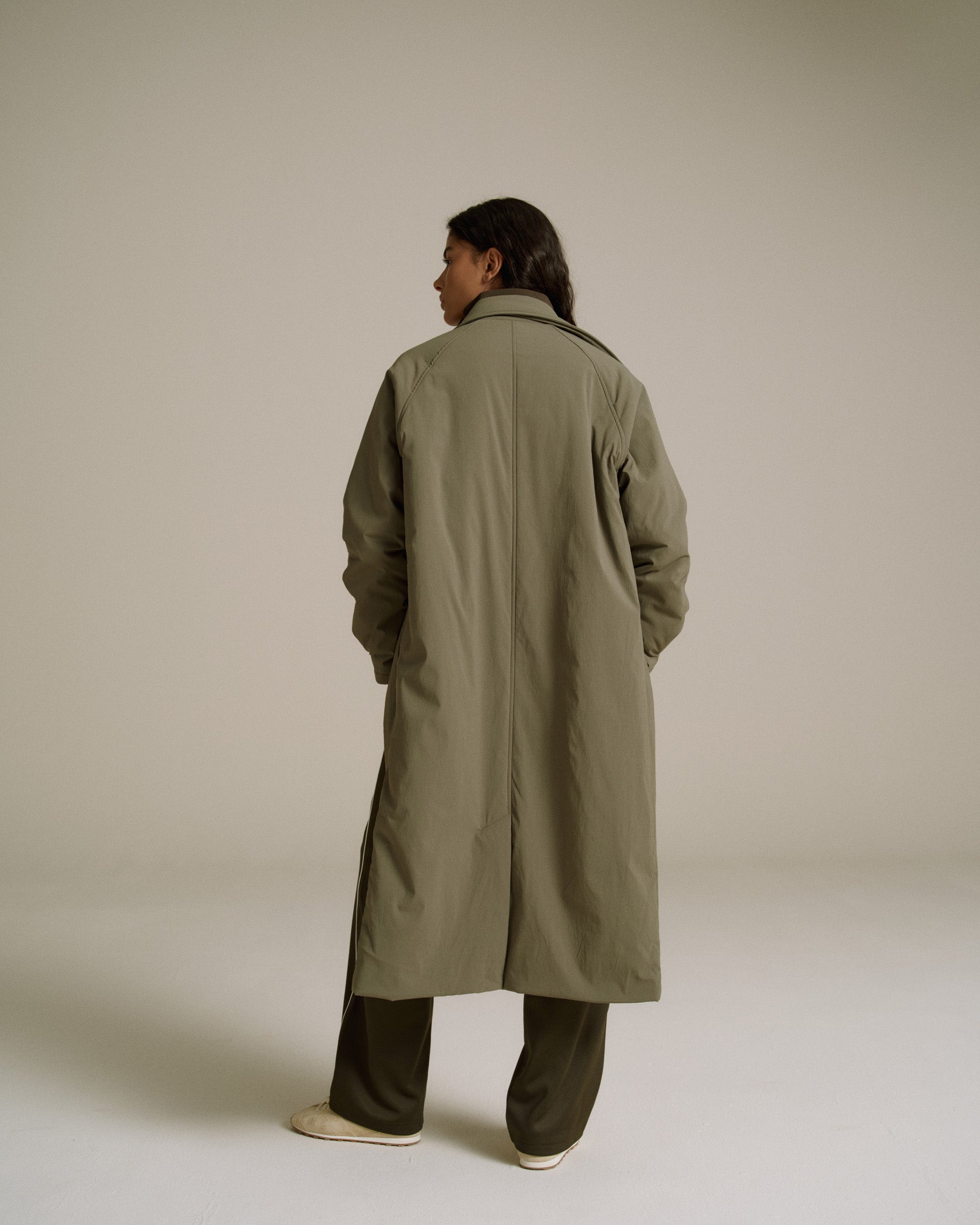 Padded Coach Jacket - Khaki