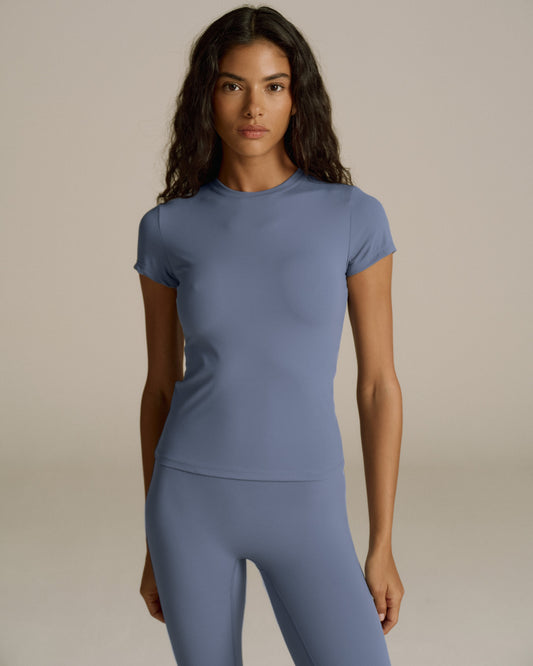 Ultimate Short Sleeve Top - Slate Blue