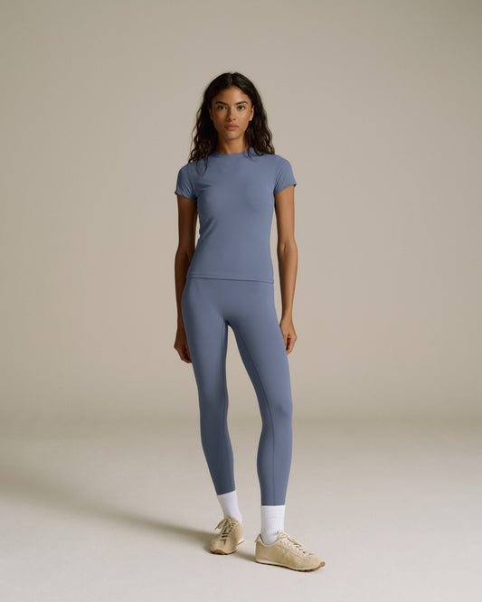 Ultimate Short Sleeve Top - Slate Blue