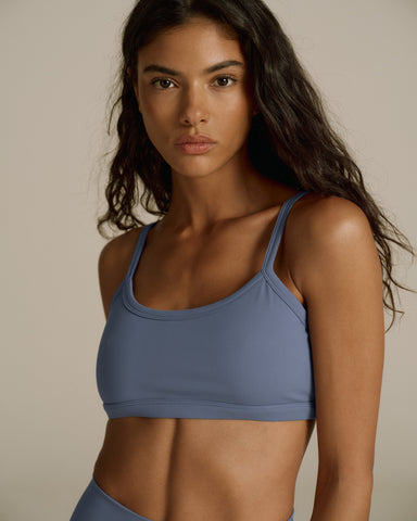 Ultimate Scoop Bra - Slate Blue