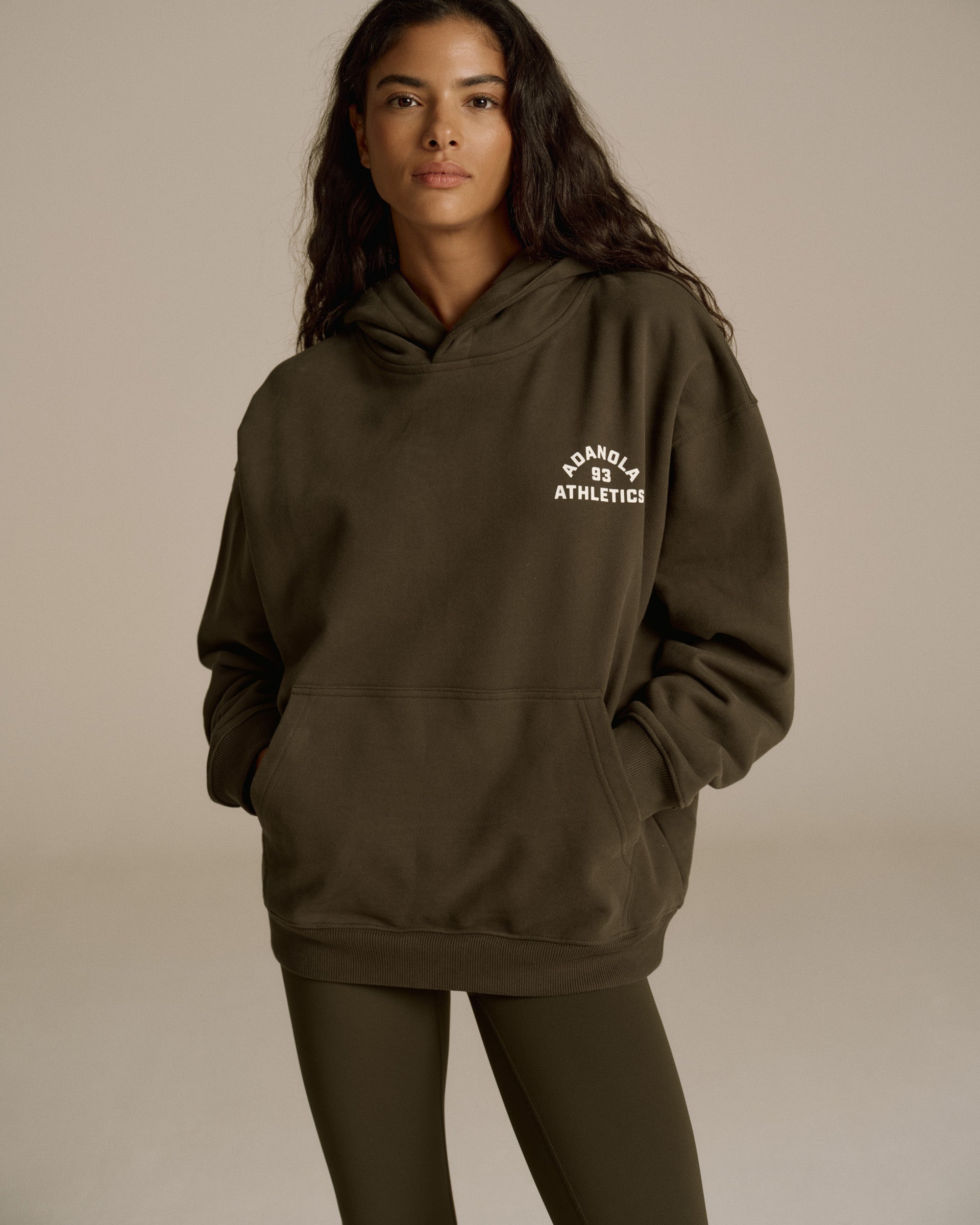 Campus Oversized Hoodie - Fern Green