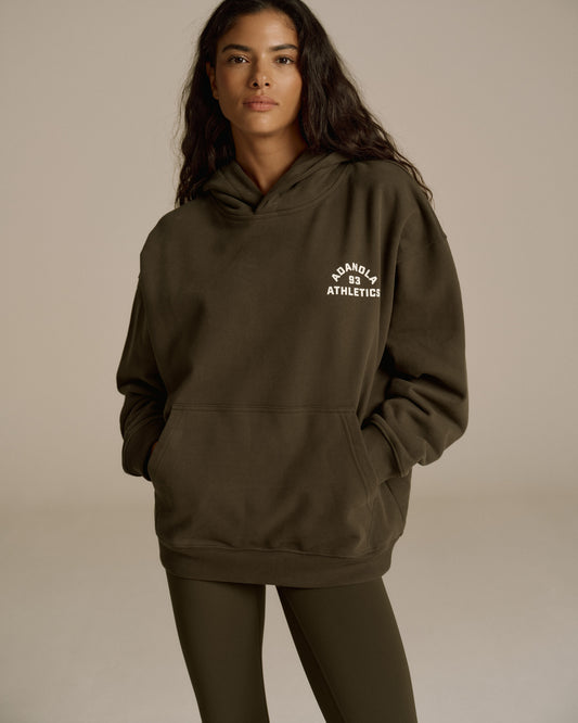 Campus Oversized Hoodie - Fern Green
