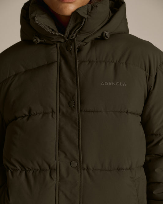 Matte Puffer Jacket - Fern Green