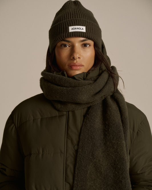 Knit Beanie - Fern Green