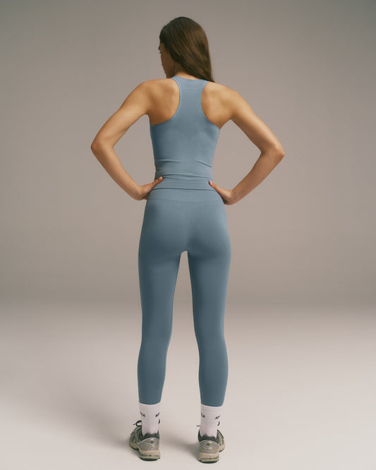 Impact Seamless Leggings - Slate Blue