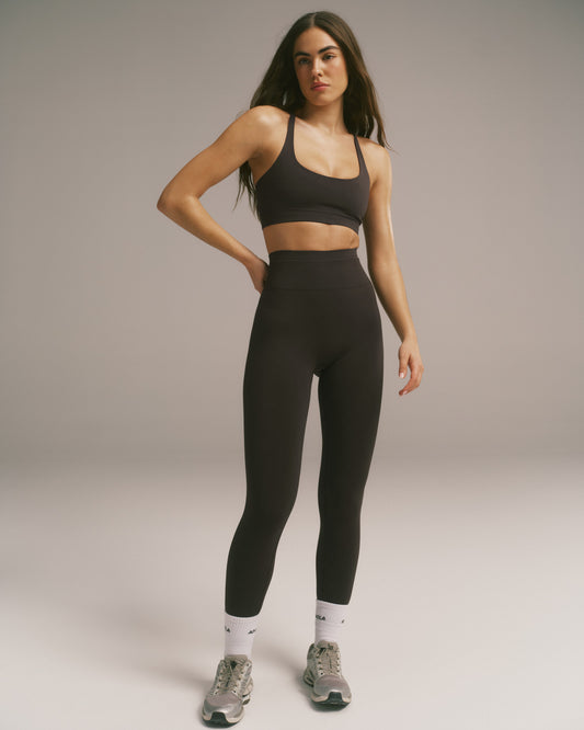 Impact Seamless Leggings - Coffee Bean
