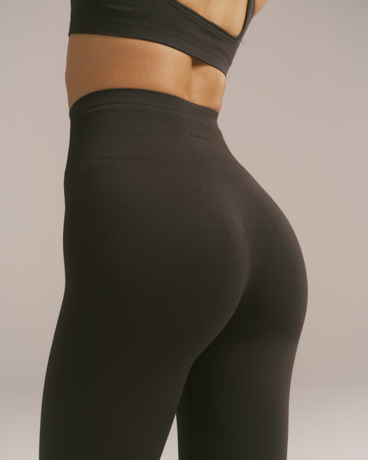 Impact Seamless Leggings - Coffee Bean