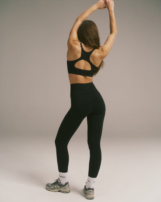 Impact Seamless Racer Back Bra - Black
