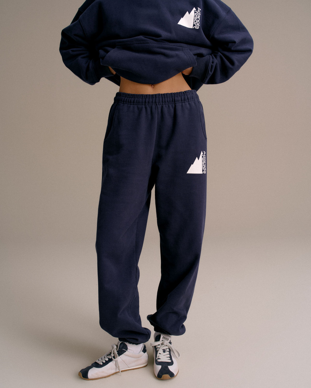 Peaks Sweatpants Navy Blue