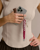 Adanola Rope Keyring - Berry Red