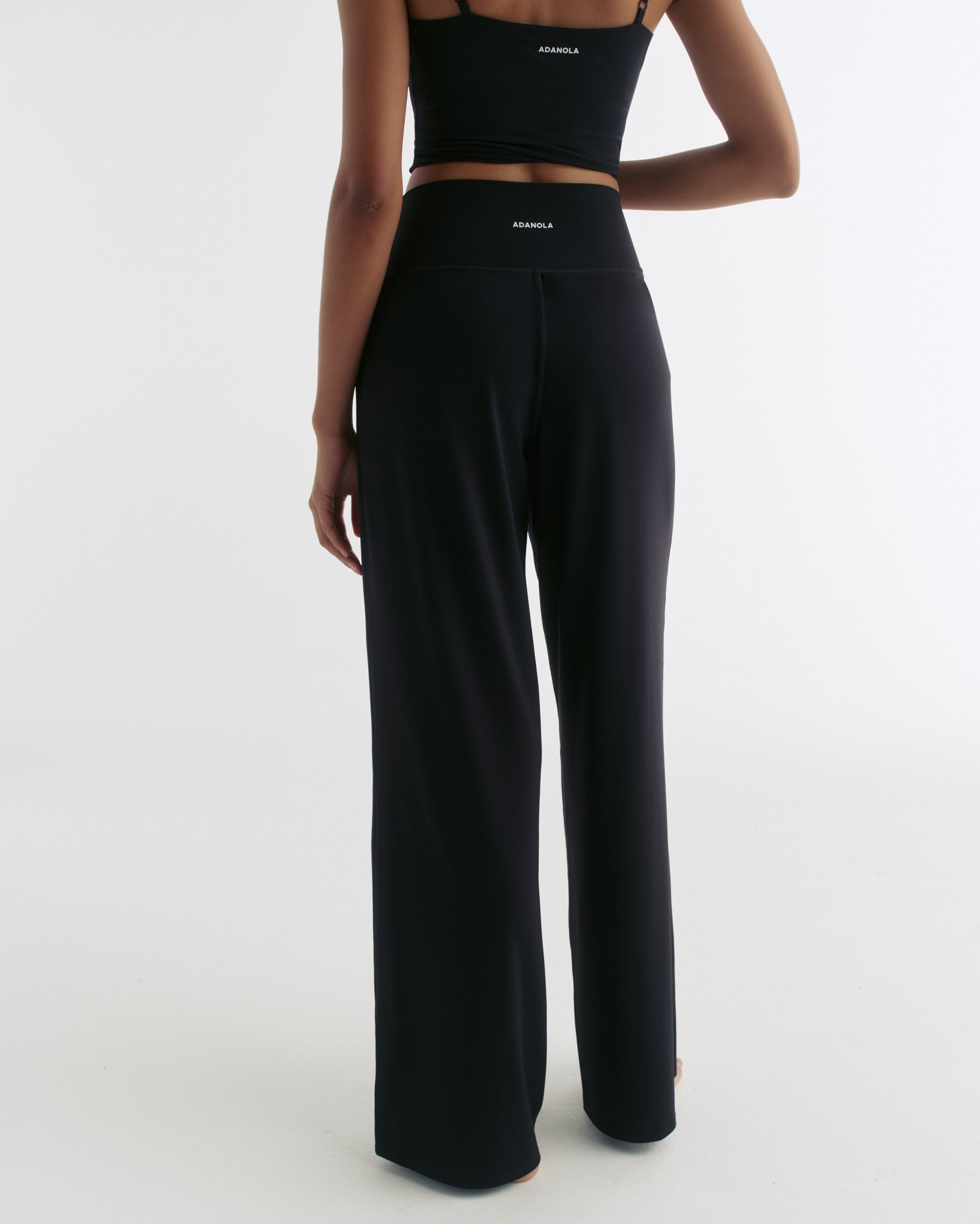 Wide Leg Yoga Pant - Black – Adanola