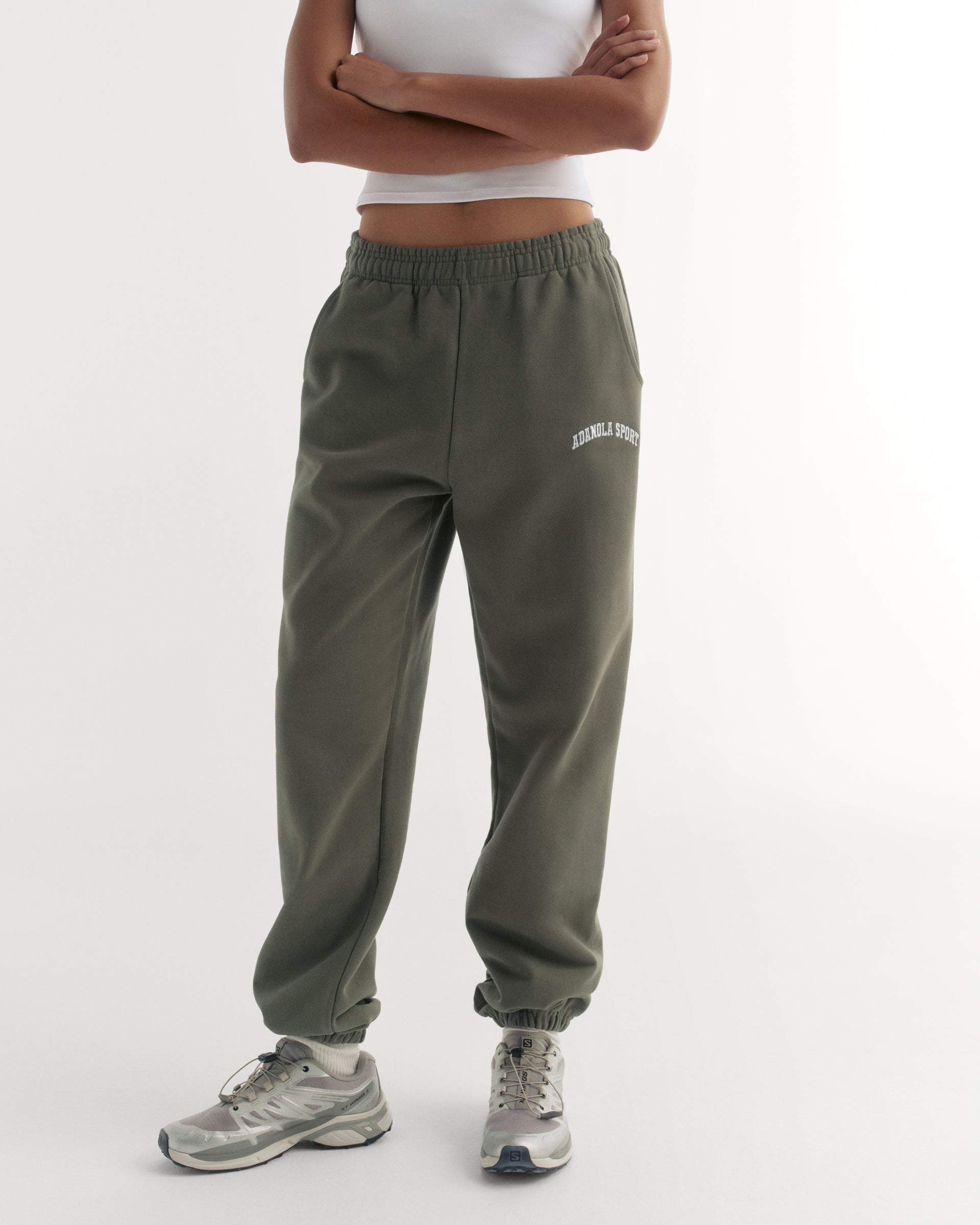 Adanola Sport Women's Olive Green Joggers | Adanola