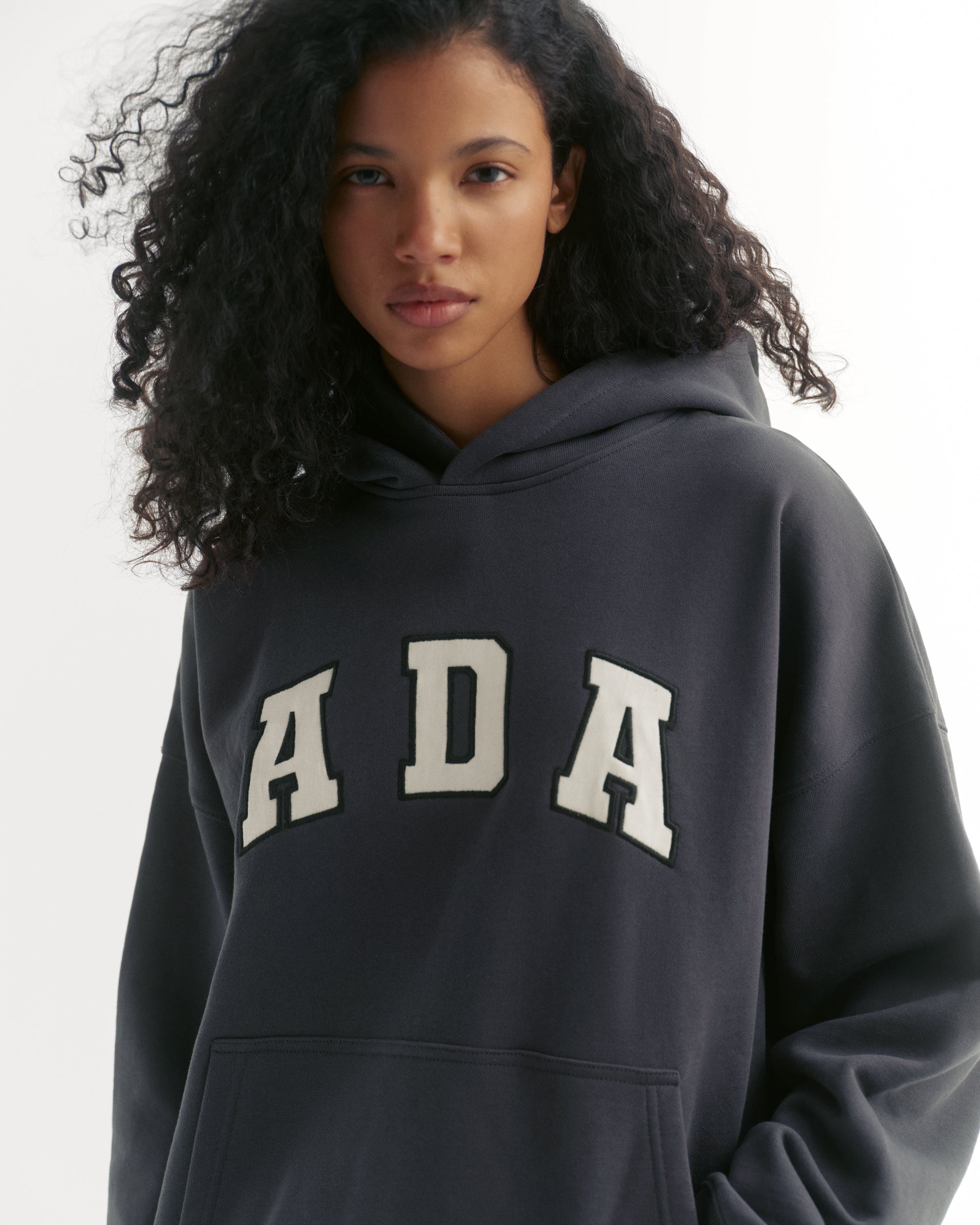 Women's Oversized ADA Hoodie - Midnight Blue | Adanola – Adanola