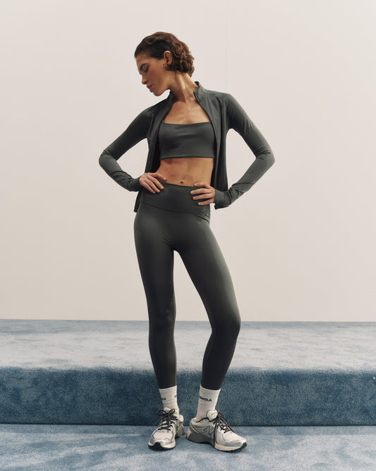 Ultimate Gloss Leggings - Grey