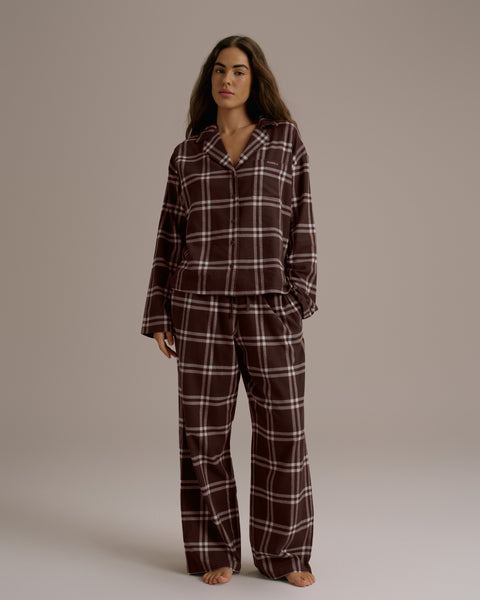 Uniexcosm Women's Pyjama Sets Cotton Checked Jamaica