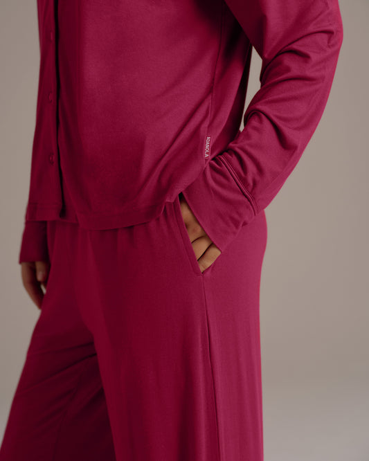 Modal Pyjamas - Berry Red