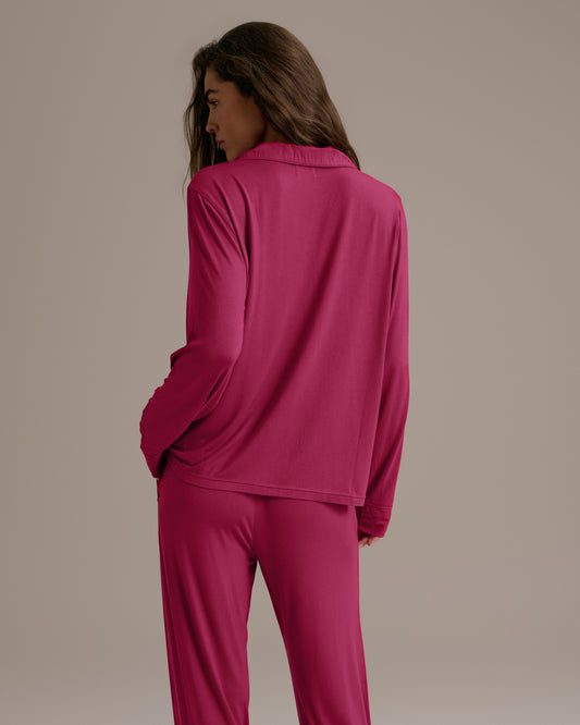 Modal Pyjamas - Berry Red