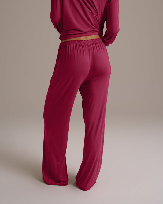 Modal Pyjamas - Berry Red