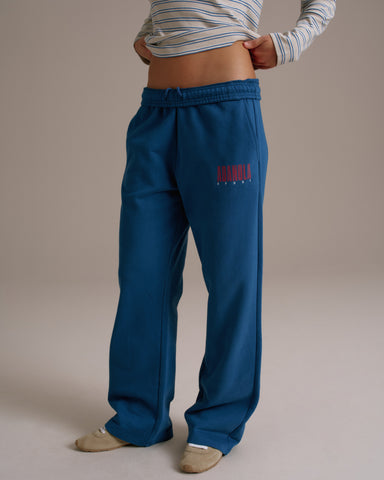 Sport Horizon Straight Leg Sweatpants - Washed College Blue