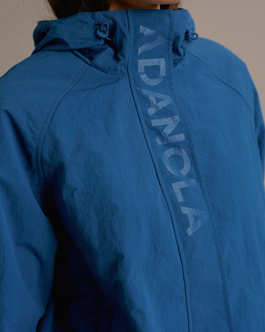 Padded Windbreaker Jacket - College Blue