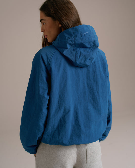 Padded Windbreaker Jacket - College Blue