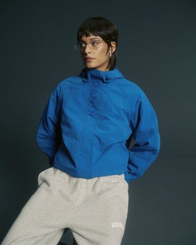 Padded Windbreaker Jacket - College Blue