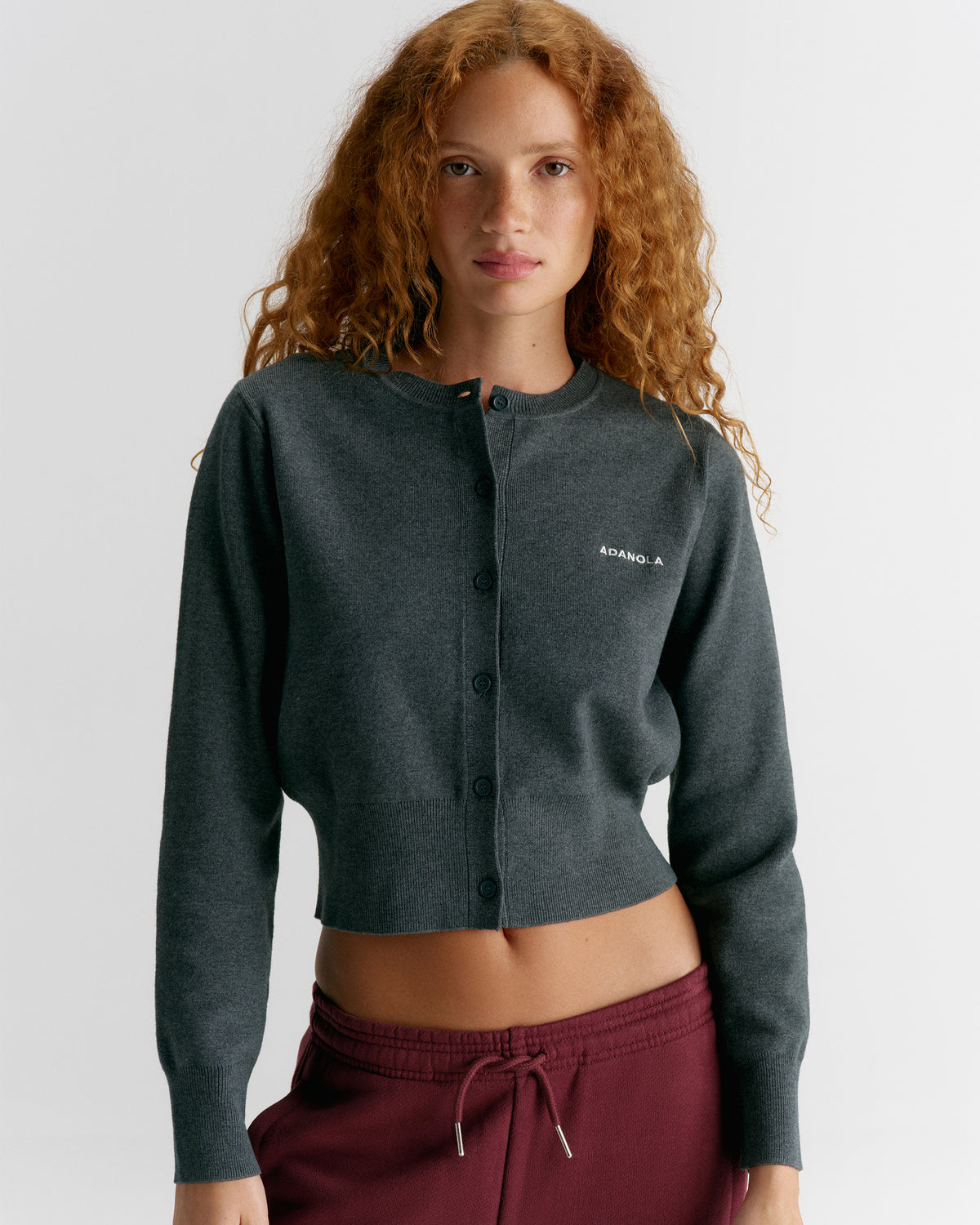 Knit Cardigan - Charcoal Grey