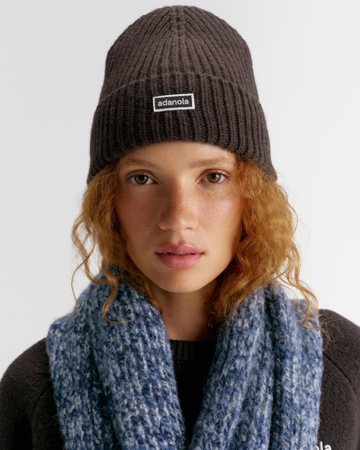 Rib Knit Beanie - Coffee Bean